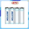 Combo 4 Pin Sạc AA 1.5V Li-ion Beston 2AC-60 2200mWh / 1467mAh, Sạc cổng TypeC trên Pin (Trắng)
