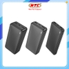 Pin dự phòng Borofone BJ55 10000mAh / BJ55A 20000mAh / BJ55B 30000mAh Output 2 cổng USB-A, Input TypeC và MicroUSB (Đen)