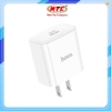 Cốc sạc Hoco C76 Pro / C76A Pro USB QC 3.0 và TypeC PD 30W (Trắng)