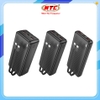 Pin dự phòng Borofone BJ57 10000mAh / BJ57A 20000mAh / BJ57B 30000mAh 2 cổng USB QC 3.0 22.5W và TypeC PD 20W, Kèm 2 cáp Output (Đen)