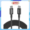Cáp sạc nhanh dây dù Anker A8756 TypeC to TypeC PD 100W (Đen)