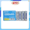 Combo 4 Pin Sạc AA 1.5V Li-ion Beston 2AN-60 2200mWh / 1460mAh (Trắng)