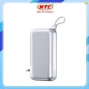 Pin Sạc dự phòng REMAX CP-15 20000mAh TypeC PD 22.5W, Kèm 2 cáp sạc, Chân cắm AC chuẩn US (Bạc)