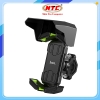 Giá đỡ điện thoại trên Xe máy, Xe đạp Hoco HK68 Có mái che nắng mưa (Đen)
