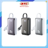 Pin dự phòng Wekome WP-61 10000mAh, Cáp TypeC và Cổng TypeC In/Out PD 35W, cáp LN 2.1A, USB-A QC 22.5W