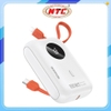 (Có 3C) Pin Dự Phòng Sendem PH99 10000mAh Cell Li-ion 21700 TypeC & USB-A QC 3.0 22.5W, Màn hình LCD, Kèm 2 Cáp sạc