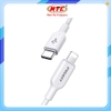 Cáp sạc nhanh Pisen CL-PD-1000 TypeC to Lightning, max 3A, dài 1M (Trắng)