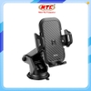 Giá đỡ điện thoại trên Xe hơi, Ô tô Hoco CA76 Gắn trên Taplo, Mặt kính (Đen)