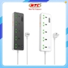 Ổ cắm điện thông minh Hoco AC13 / AC13A 3 cổng USB, 1 cổng typeC, 5 Socket, công suất 2500W (màu Random)