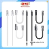 Cáp sạc nhanh 4in1 Remax RC-C168 TypeC to TypeC 60W / TypeC to LN 27W / USB-A to TypeC 18W, dài max 1.5M