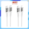 Cáp sạc nhanh Hoco U111 TypeC to LN 20W / TypeC to TypeC 60W, Thiết kế trong suốt, dài 1.2M