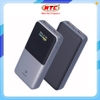 Pin dự phòng PHANTOM P54 20000mAh sạc nhanh QC 3.0 22.5W và TypeC PD 20W, Màn hình báo pin và dòng sạc (Xám)