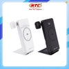 Pin dự phòng 5-in-1 Remax RPP-D3 10000mAh, Sạc không dây 15W, 2 cổng USB output 22.5W, kiêm giá đỡ điện thoại