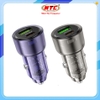 Cốc sạc ô tô / xe hơi Hoco Z52 max 38W, USB-A QC3.0 18W và TypeC PD 20W
