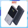 Pin dự phòng PHANTOM P53 10000mAh sạc nhanh QC 3.0 22.5W và TypeC PD 20W, Màn hình báo pin và dòng sạc (Xám)