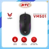 Chuột Gaming có dây 6D siêu nhẹ VSP VM501 DPI 7200 siêu nhạy, Led RGB cực đẹp (Đen)