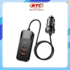 Củ sạc nhanh ô tô / xe hơi 4 cổng Remax RCC-355 max 120W, 2 USB-A & 2 TypeC PD 30W (Đen)