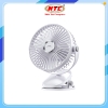 Quạt sạc tích điện Remax F41 Dùng để bàn, kẹp hoặc treo, Pin 1200mAh, 4 chế độ gió, Xoay 720 độ (Trắng)
