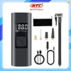 Bơm lốp ô tô, xe máy không dây Phantom D2 vỏ kim loại, tự ngắt, kiêm sạc dự phòng 6000mAh (Đen)