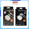Bộ sạc nhanh Pisen QUICK TS-C175 TypeC to Lightning / TypeC to TypeC 30W hỗ trợ PD3.0 / QC3.0 / FCP / ACP/ Protocol (Trắng)