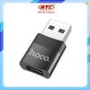 Đầu chuyển đổi TypeC to USB 2.0 Hoco UA17 (Đen - hộp Cam)