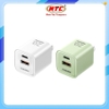 Cốc sạc nhanh 2 cổng REMAX RP-U8 Thiết kế nhỏ gọn, USB-A QC3.0 18W, TypeC PD 20W