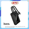 Pin dự phòng Hoco J162A 20000mAh TypeC PD 20W & USB-A QC 3.0 22.5W, Kèm 2 Cáp sạc ra (Đen)