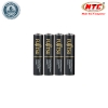 Box sạc kèm 4 pin AA Fujitsu 2450mAh hỗ trợ sạc nhanh Quick charge - made in JAPAN (đen)