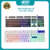 Bàn phím giả cơ gaming NTC G21 nút tròn - led đa màu (NHIỀU MÀU)