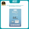 Thẻ nhớ MicroSDXC Samsung Evo Plus 64GB tốc độ đọc 130MB/s ghi 20MB/s U3 4K A2 - Kèm Adapter (trắng)