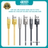 Cáp sạc siêu nhanh 120W Remax RC-C103 cổng USB to TYPEC dài 1m bọc dù - đầu hợp kim nguyên khối