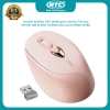 Chuột không dây pin sạc wireless kiêm bluetooth INPHIC DR801 hồng phấn silent không tiếng click - kèm ticker (hồng)