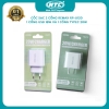 Cốc sạc nhanh Remax RP-U120 chân dẹp / tròn - 1 cổng typeC 20W 1 cổng USB 18W
