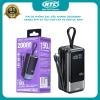 Pin dự phòng sạc laptop 20000mAh Remax RPP-59 sạc siêu nhanh 65W, tích hợp cáp in out, LCD báo dòng sạc, lõi pin Lion, PD 65W và QC 60W (đen)