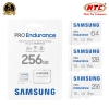 Thẻ nhớ MicroSDXC chuyên dụng camera Samsung Pro Endurance 32GB /64GB /128GB/ 256GB U3 4K độ bền ghi liên tục 16 năm - R100MB/s W40MB/s kèm Adapter (trắng)