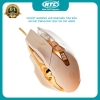 Chuột chuyên game có dây 7D INPHIC PW5N (W8) hộp giấy DPI 4000 màu trà sữa - slient click cực êm không âm thanh (trà sữa)