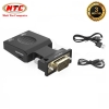 Đầu chuyển tín hiệu từ VGA sang HDMI VS hỗ trợ FullHD - tích hợp cổng âm thanh (Đen)