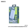 Pin Sạc dự phòng REMAX CP-15 20000mAh TypeC PD 22.5W, Kèm 2 cáp sạc, Chân cắm AC chuẩn US (Bạc)