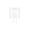 Bộ sạc nhanh Pisen TP-C29 TypeC to Lightning / TypeC to TypeC 30W hỗ trợ PD3.0 / QC4.0+ / FCP / ACP/ Protocol (Trắng)