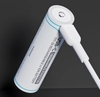 Pin Sạc 21770 Li-ion 3.7V Beston 77T-50 5000mAh, Có cổng TypeC In/Out trên Pin (Xám)