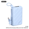 Sạc dự phòng Remax FC-08 10000mAh Lõi Li-ion 21700, TypeC PD 20W, Kèm 2 Cáp sạc nhanh