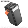 Pin dự phòng Borofone BJ66B 60.000mAh 2 cổng USB QC 3.0 22.5W và TypeC PD 20W, Có đèn Led (Đen)