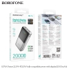 Pin dự phòng Borofone BJ75A 20000mAh / BJ75 10000mAh USB QC3.0 22.5W và TypeC PD 20W, Màn hình báo pin và dòng sạc