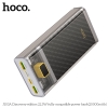 Pin dự phòng Hoco J103A 20000mAh QC3.0 22.5W, PD TypeC 20W, Màn hình LCD (Xám)