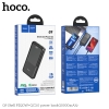 Pin Dự Phòng Hoco Q9 10000mAh hỗ trợ USB-A QC 3.0 18W & TypeC PD out 20W, Thiết kế mỏng gọn (Đen)