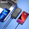Pin Dự Phòng Hoco Q9 10000mAh hỗ trợ USB-A QC 3.0 18W & TypeC PD out 20W, Thiết kế mỏng gọn (Đen)