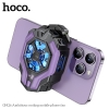 Quạt tản nhiệt Sò lạnh cho Điện thoại Hoco GM26 làm mát nhanh, lạnh đến -3 độ, tản nhiệt tốt, có đèn Led (Đen)