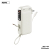 Pin dự phòng sạc nhanh iphone 15 Remax RPP-105 10000mAh kiêm sạc tường, chân cắm nguồn 220V, tích hợp 2 cáp, cáp typec in out (2 màu)
