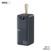 Pin dự phòng siêu nhanh 50000mah REMAX RPP-117 dung lượng khủng sạc iphone 15, màn hình LCD, typec IN OUT - hỗ trợ QC 22.5W và PD 27W