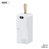 Pin dự phòng siêu nhanh 50000mah REMAX RPP-117 dung lượng khủng sạc iphone 15, màn hình LCD, typec IN OUT - hỗ trợ QC 22.5W và PD 27W